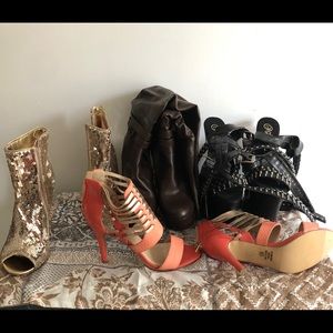 4 pair shoes